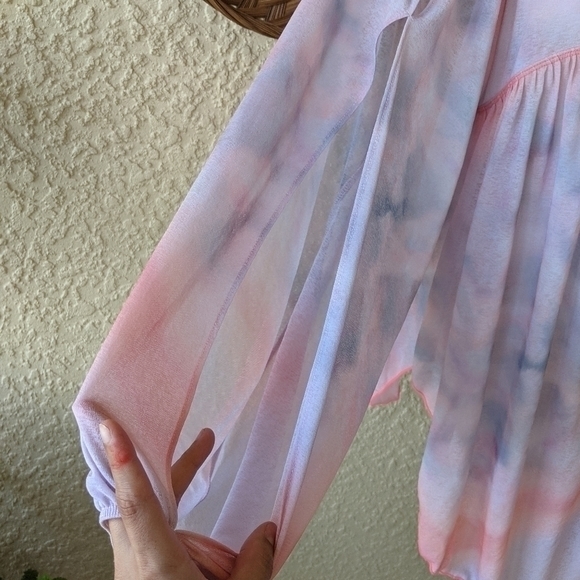 Free people majestic watercolor blouse size small - Picture 6 of 13